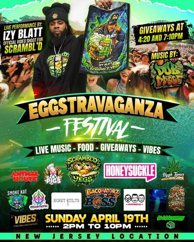 Scambl'd Yegs Presents: EGGSTRAVAGANZA APRIL 19TH 2026 poster