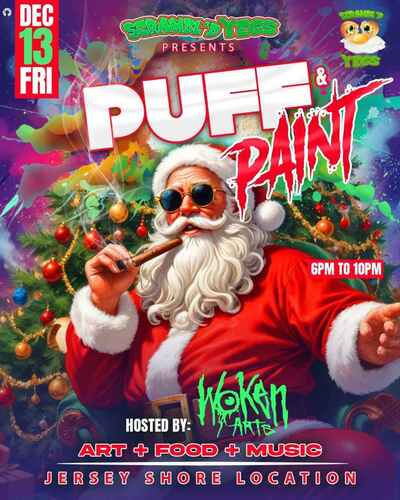 Scambl'd Yegs Presents: Puff & Paint poster