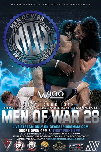 Dead Serious MMA Promotions Presents: Men of War 28 June 13th 2026 @ iPlay America poster